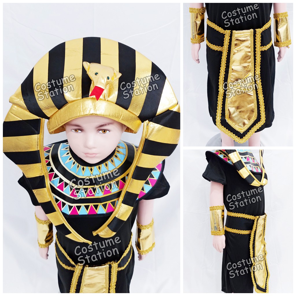 Kostum Firaun Mesir / Costume Pharaoh Egypt anak laki