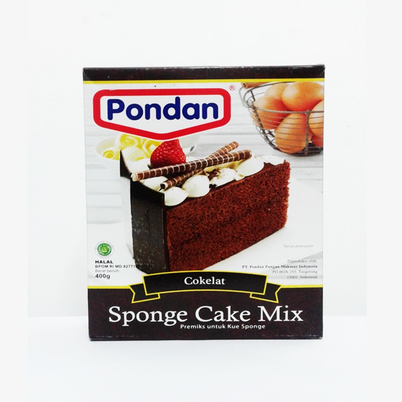

Pondan Sponge Coklat 400Gr