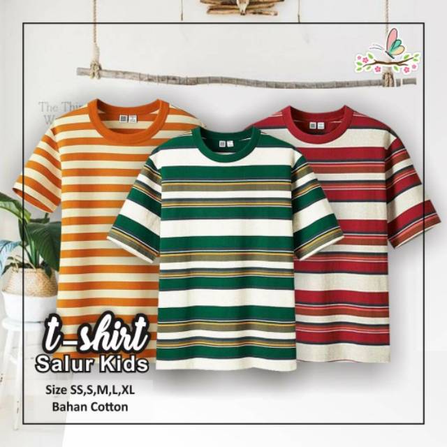 BAJU ANAK - KAOS ANAK COWOK SALUR TANPA KERAH