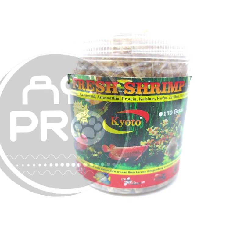 Makanan ikan FRESH SHRIMP KYOTO UDANG 130GR