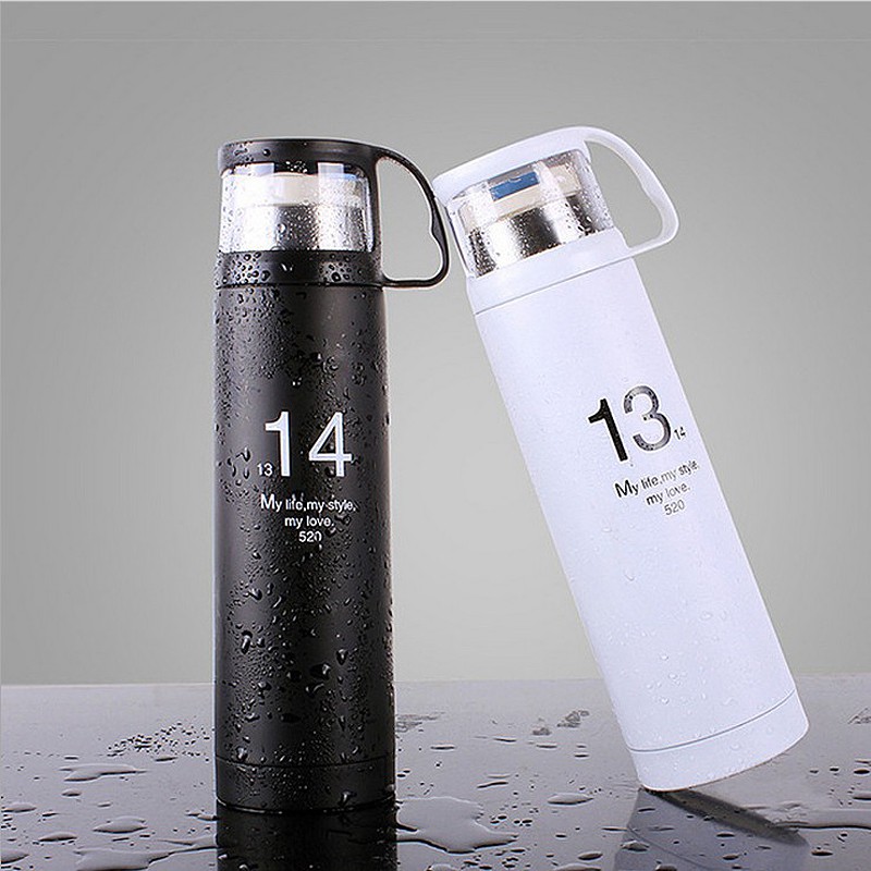 OneTwoCups Botol Minum Thermos with Cup Head 500ml