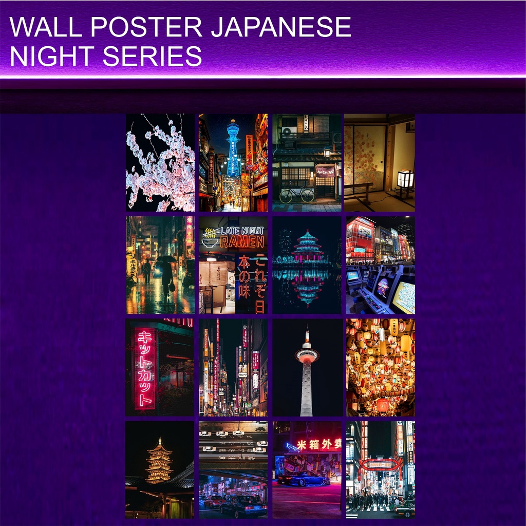 Poster dinding aesthetic hiasan dekorasi kamar tidur rumah ruang tamu japan non wallpaper walpaper p