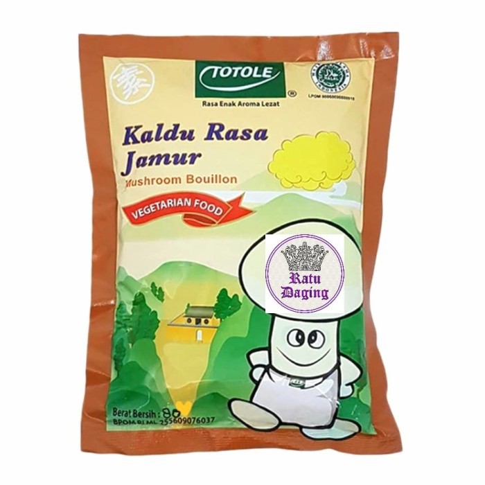 

Kaldu Jamur Totole 80gr - Penganti Micin