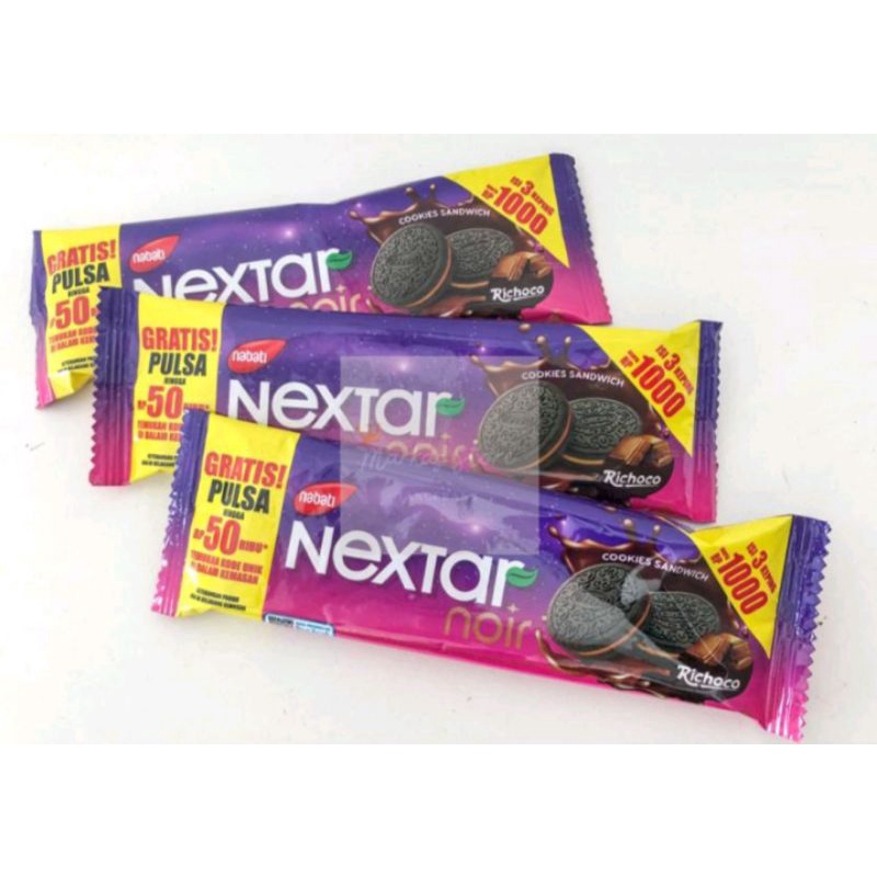 

Nextar Noir richoco dan cookies & cream isi 10 pcs / pak