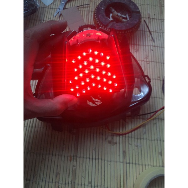 stoplamp running MIo m3/mio s &amp; beat carbu 8 mode otomatis.rem kedip