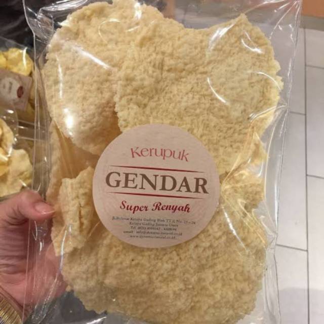 

Kerupuk Gendar 500gr - Krupuk Puli Mentah