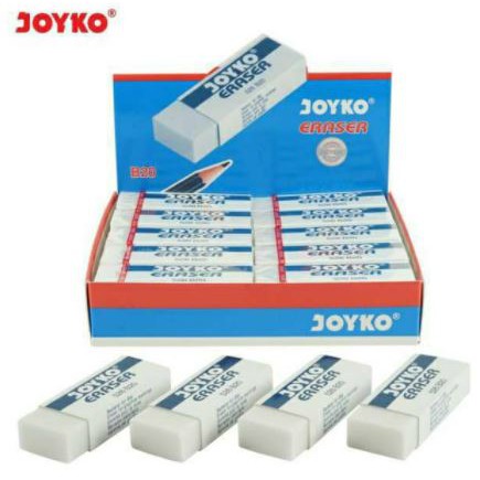 

Penghapus Eraser Joyko Putih Besar 526 B20