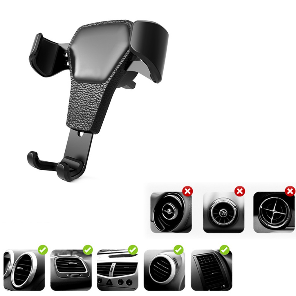 [READY STOCK] Universal Gravity Car Phone Holder Replacecment for iPhone Xiaomi Smartphone Car Holder Stand Air Vent Mount Support