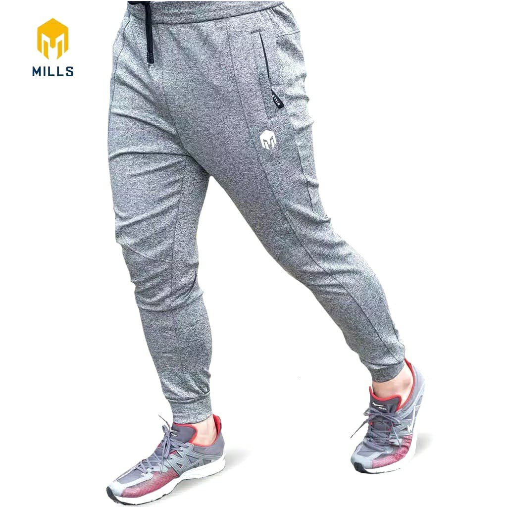 CELANA TRAINING PANJANG MILLS 7002 TRAINING CORE LONG PANTS ORIGINAL GREY