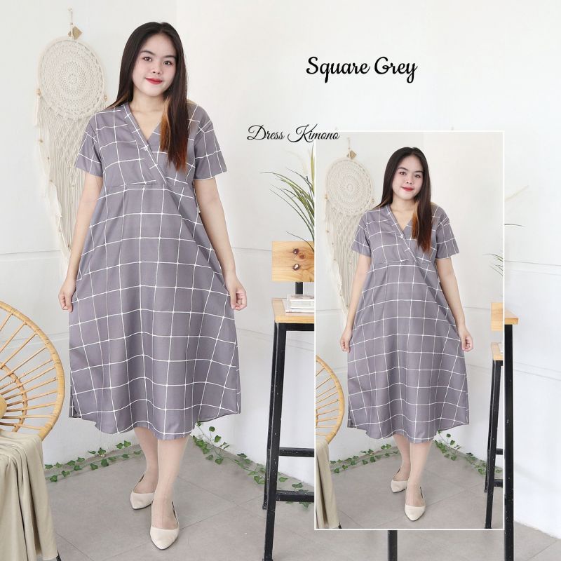 PIYAMA DASTER BAJU DEWASA WANITA JUMBO MURAH MIDI DRESS FASHIONABLE