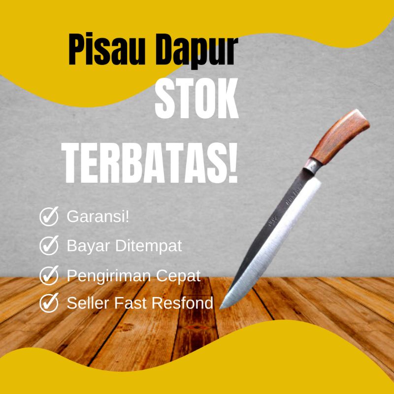 Pisau Dapur Baja Super Tajam