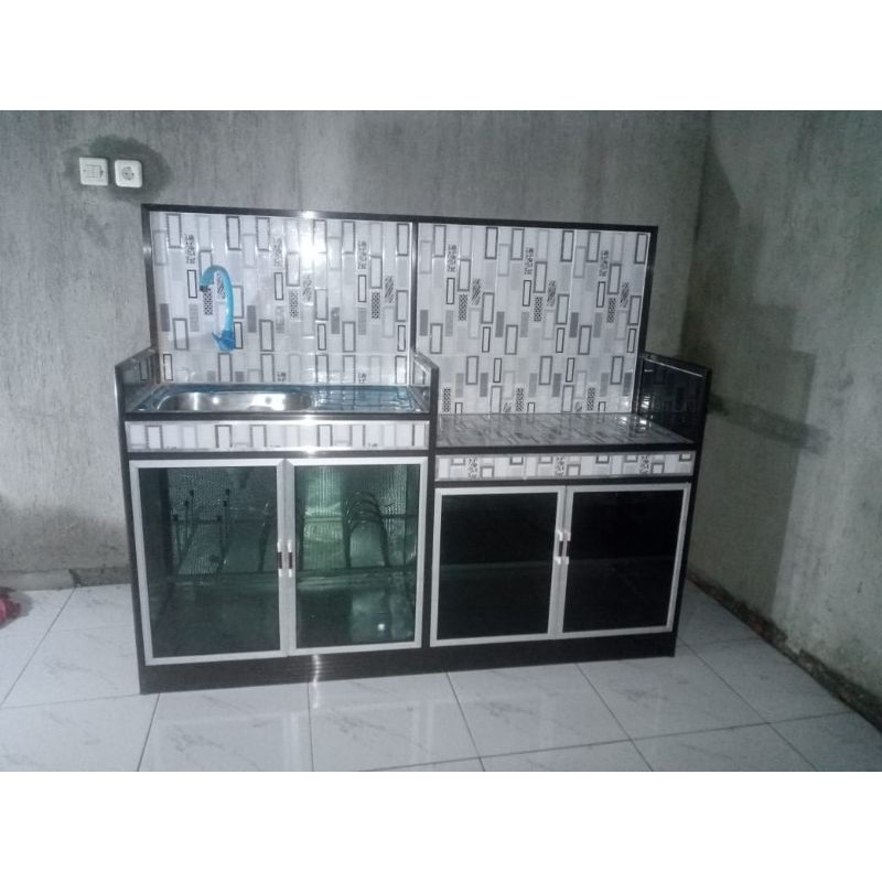rak kompor dan wastafel