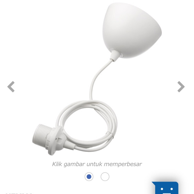 Hemma IKEA set cord kabel putih SALE