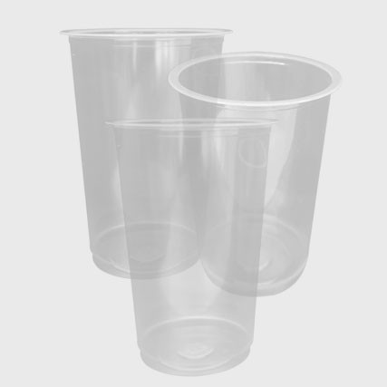 50pcs Gelas Plastik 16oz SAP berat 7 gram