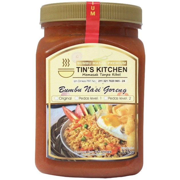 

BUMBU NASI GORENG PREMIUM TIN'S KITCHEN NETO 375 GRAM