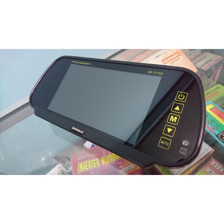 Tv Mobil Model Spion audiobank 7Inc 2 video input(dvd&amp;parkir)Murah