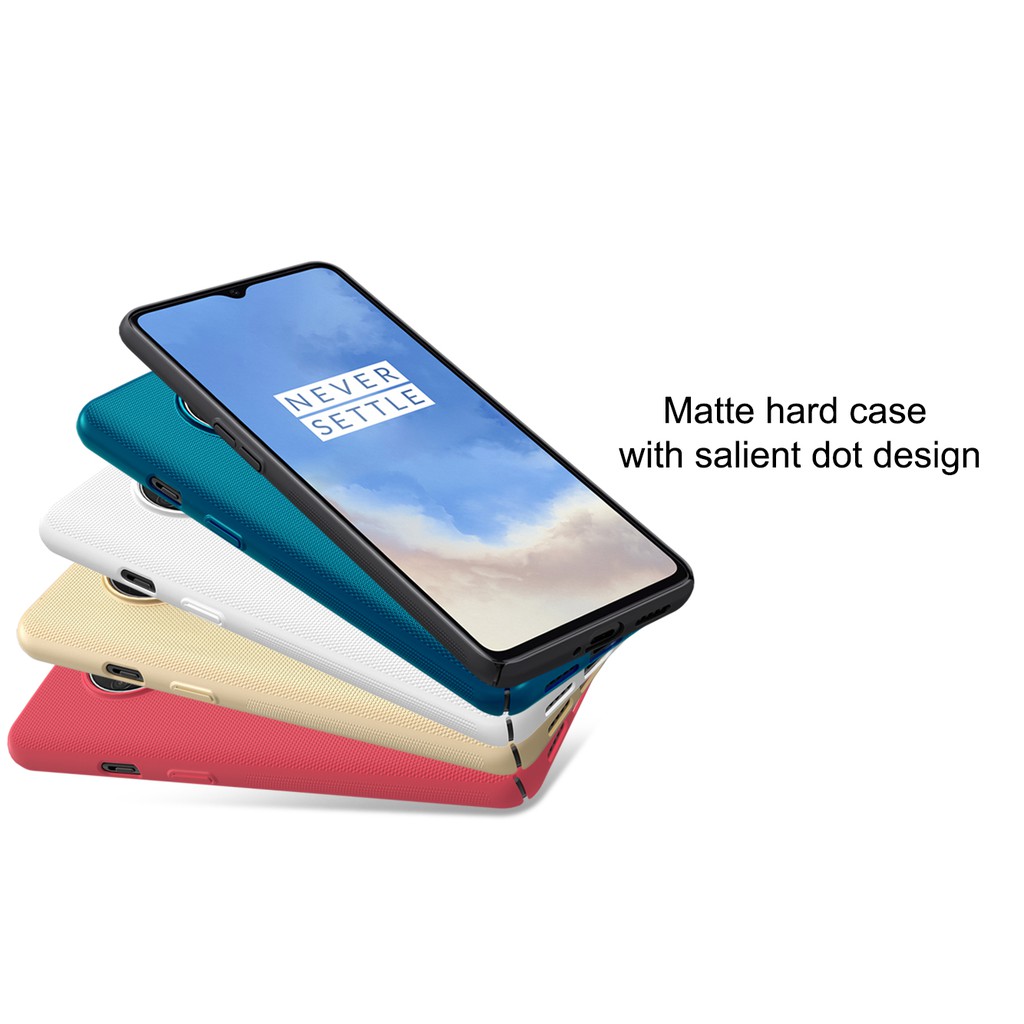 Hard Case Oneplus 7T Nillkin Frosted Shield Casing Original