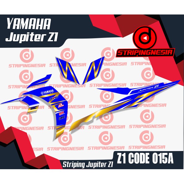 Striping Stiker Motor Yamaha Jupiter Z1 Racing Road Race Variasi Aksesoris Semi Full Body