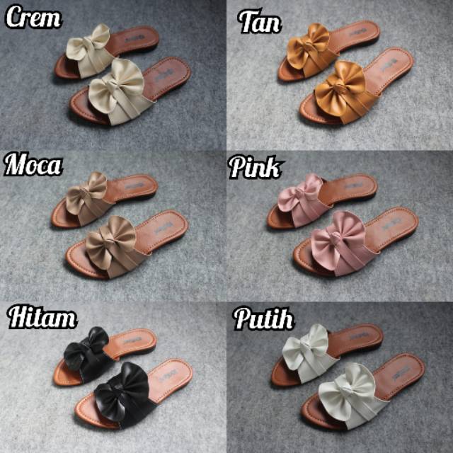 Sendal Wanita  Isrin  Isran  Jepit Beach Brown Anti Slip 