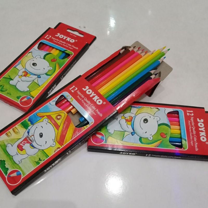 PENSIL WARNA JOYKO PANJANG ISI 12