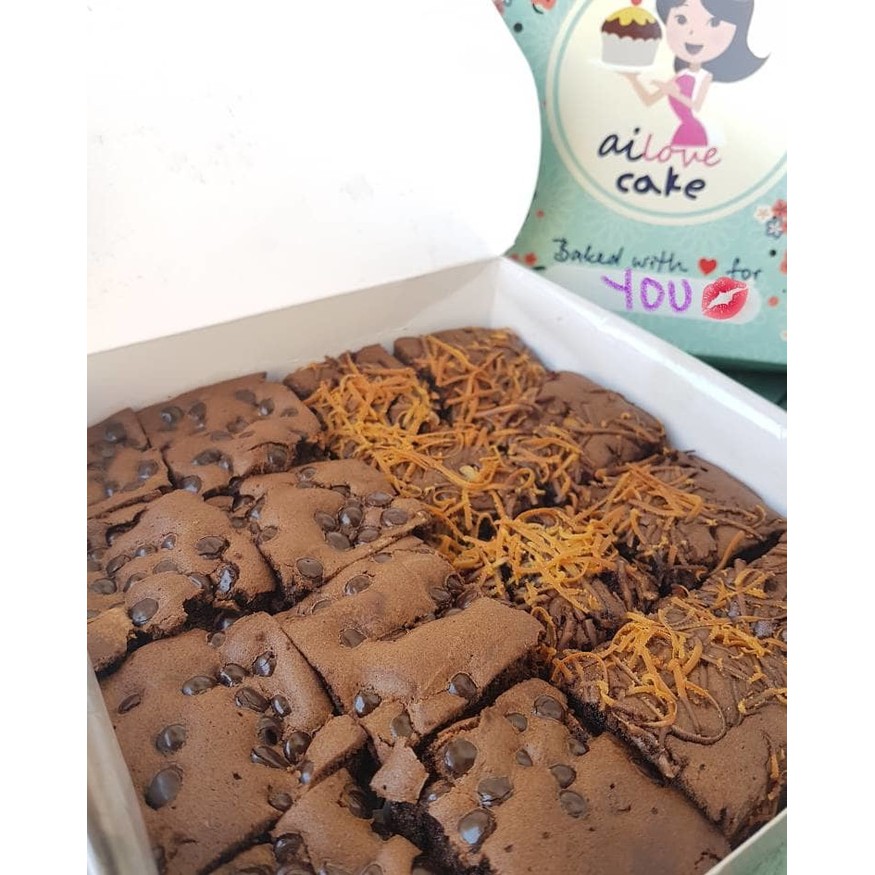 

brownies coklat keju