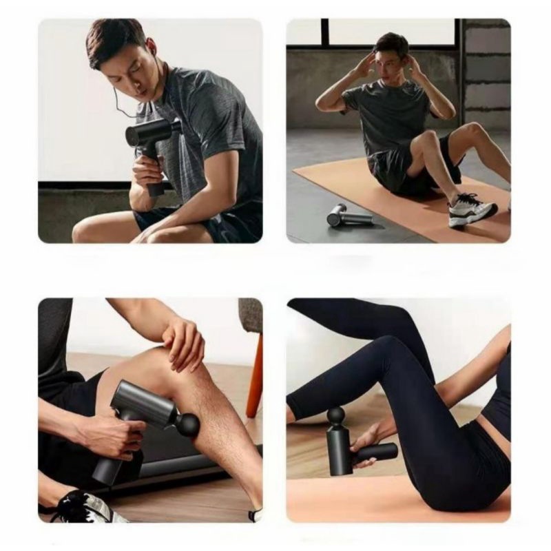 Mijia Massage Gun Deep Muscle Fascia Massager - Alat Pijat