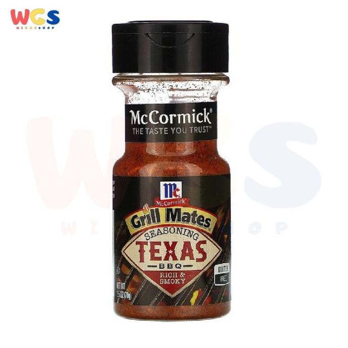 

Mccormick Grill Mates Texas Bbq Seasoning Rich & Smoky Gluten Free 70g