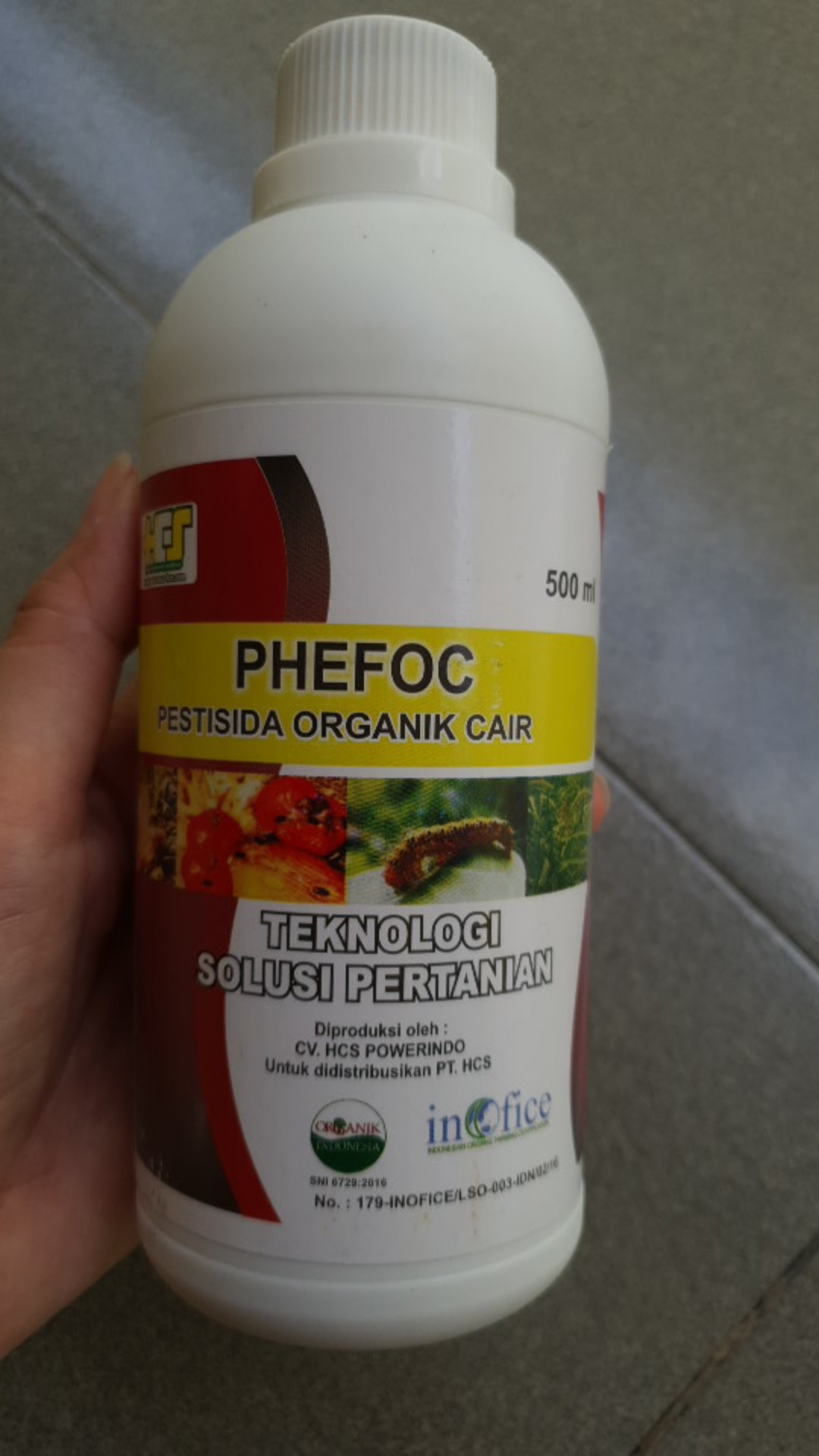 Pestisida Herbisida Fungisida Organik Cair Phefoc Hcs 2 Botol Pembasmi Hama Tanaman Kutu Daun
