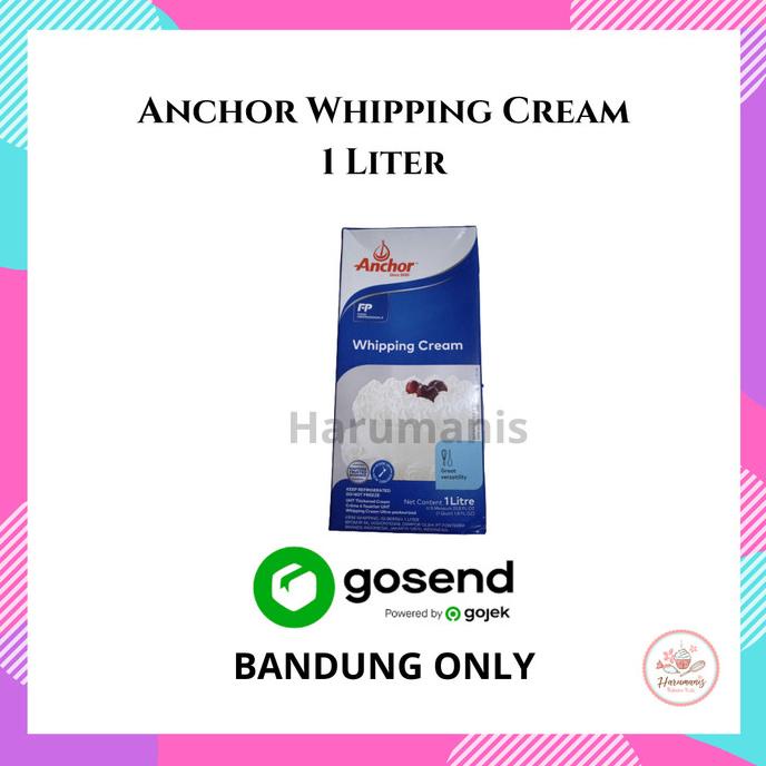 

(BISA COD) Anchor Whipping Cream 1 Liter NEW Kode 90