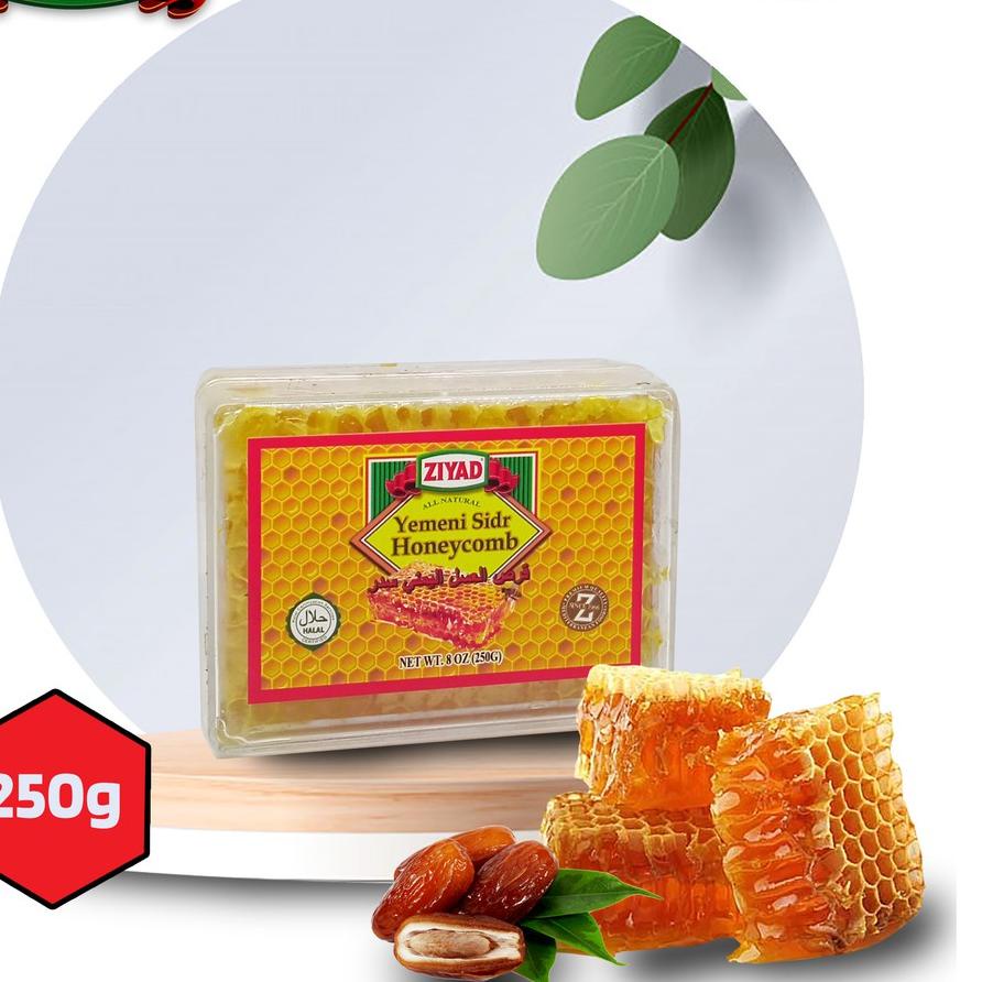 

List New Indokuliner Ziyad Yaman Sidr Honeycomb Sarang Madu Sidr Yaman 250gr