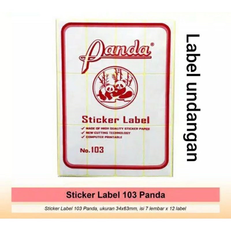 Label nama buku pelajaran no 103 / Stiker nama / Label undangan tempel