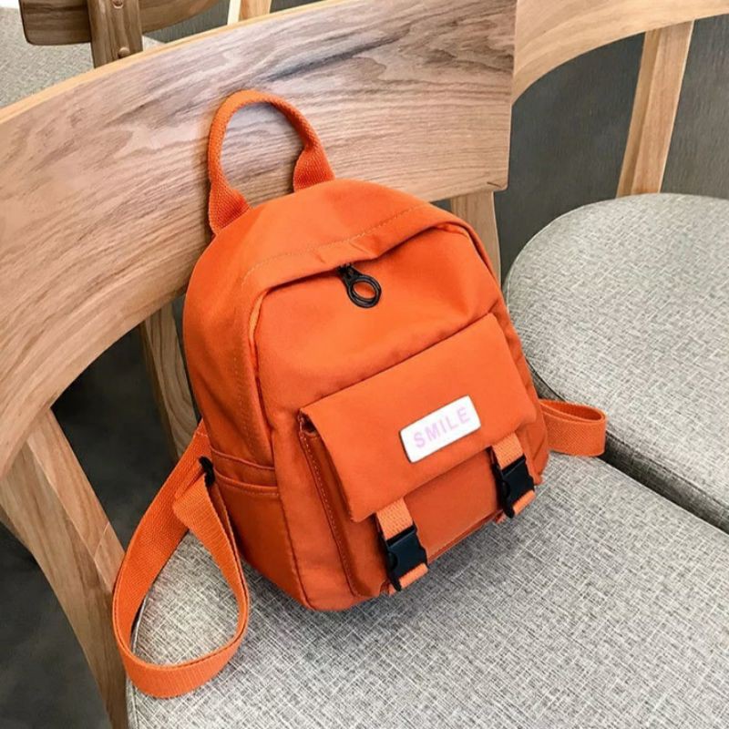 dem_sare / DS1043 - REBECA Tas Ransel Mini Wanita Tas Ransel Wanita kecil mini Tas Ransel sekolah Anak-Orens