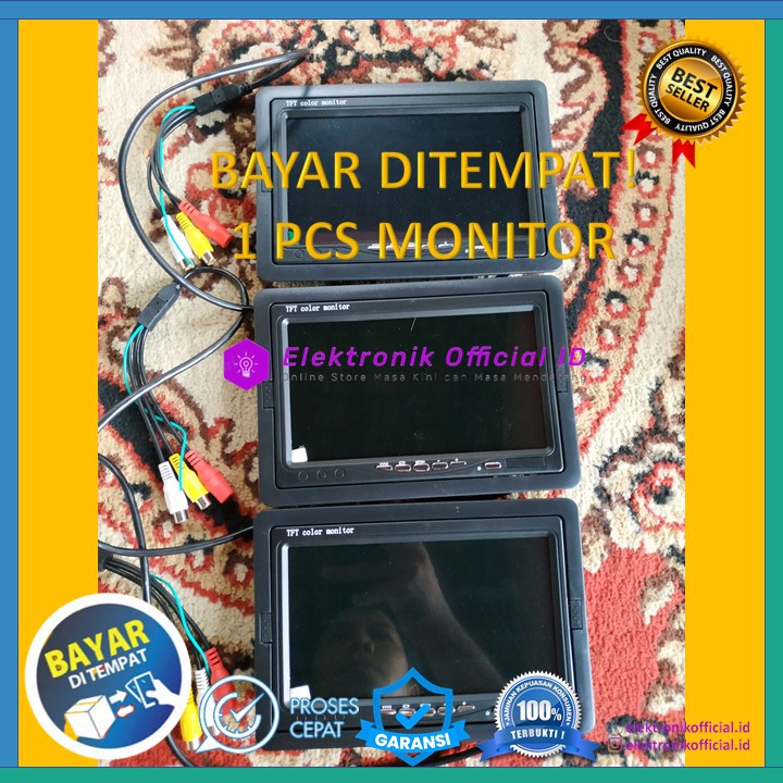 Layar Monitor Mobil TFT LCD 7 Inch Monitor Mobil 7 Inch LCD Monitor Mobil 7 Inch Monitor Mobil 7 Inc
