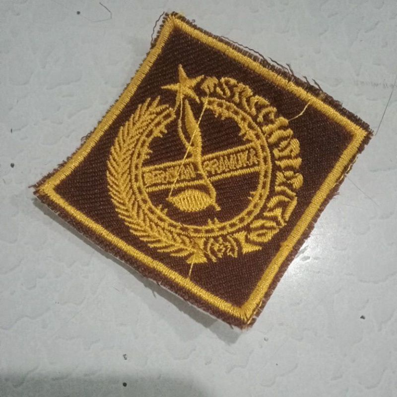 Bordir Tunas Kelapa | Bordir Tunas Pramuka | Bordir Tanda Pelantikan Putra