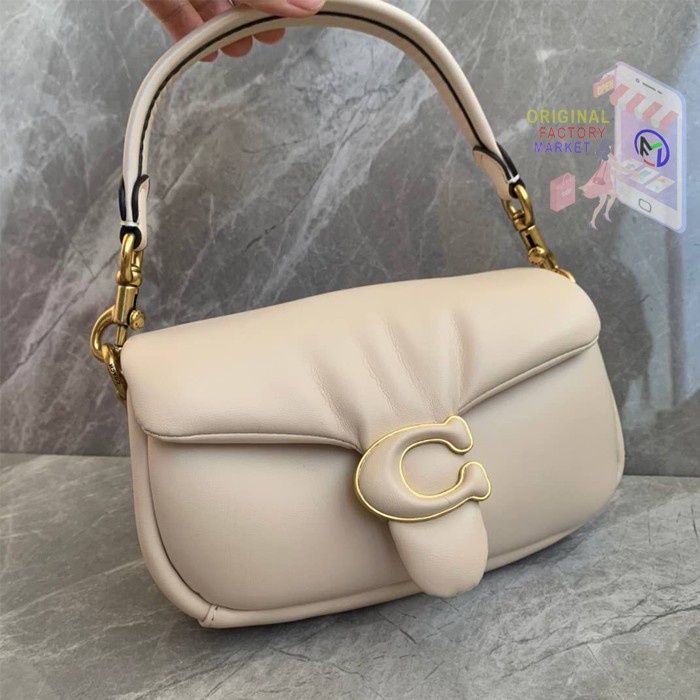 TAS COACH 3880 Tabby Pillow Shoulder Bag 18 Ivory ORIGINAL