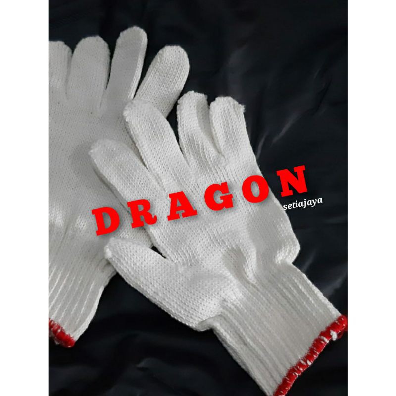 Ln/Lx , DRAGON SARUNG TANGAN RAJUT , UNTUK PROYEK ,BERKEBUN ,ALAT BERAT DAN LAIN LAIN  ISI 12 PASANG/PACK
