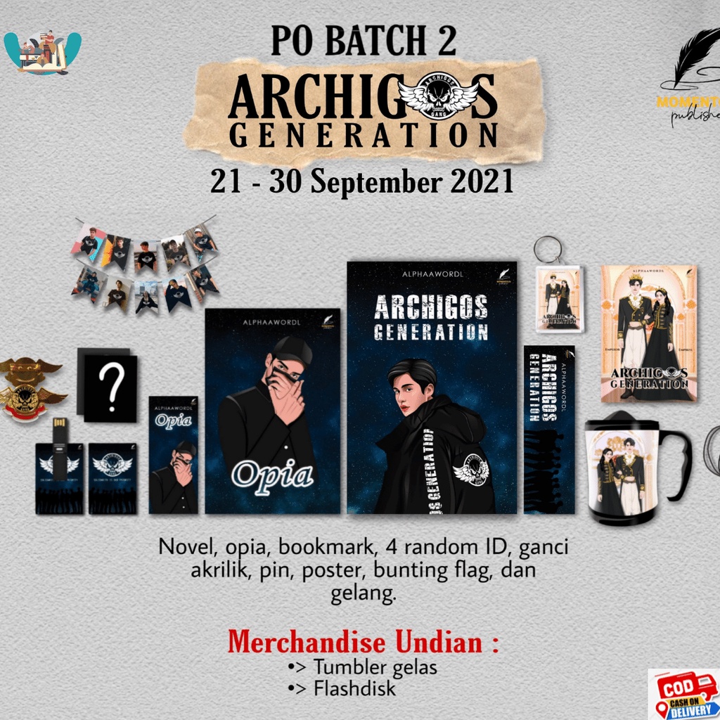 Ready Novel Archigos Generation ( Archigen) karya Alphaawordl-PAKET COURT