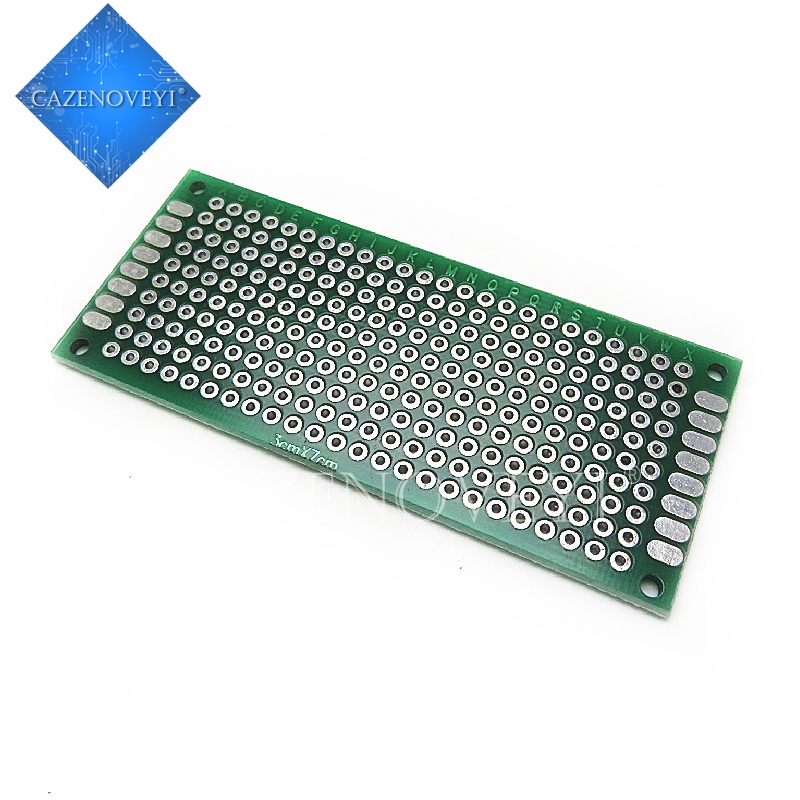 4pcs / lot Papan Sirkuit Prototype PCB Universal Dua Sisi 4x6 5x7 6x8 7x9 Untuk Arduino