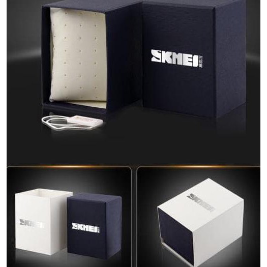 Murah Jual Jam Tangan Pria SKMEI Iron Samurai Silver LED Red Original Impor - Perak Kualitas Bagus