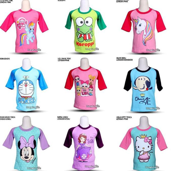 Kaos Anak Perempuan - Kaos Anak Perempuan