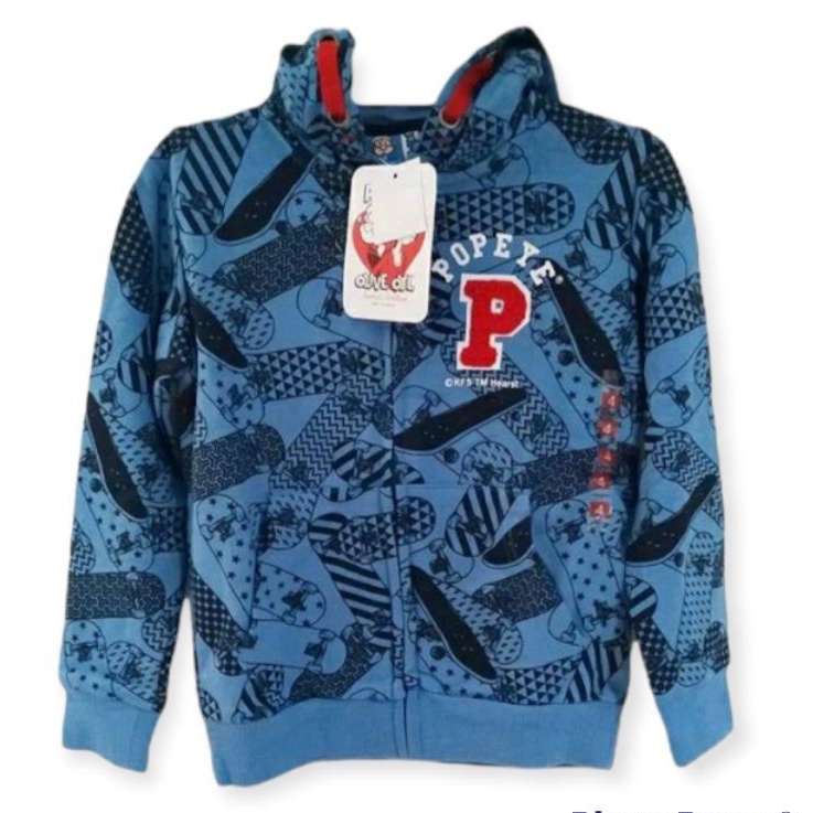 Jaket anak Popeye Kids  original jaket kupluk