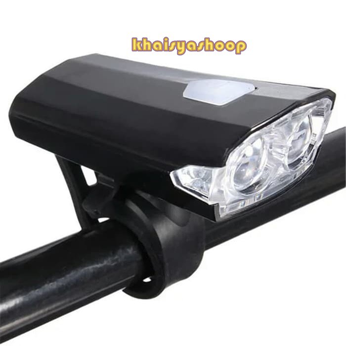 LED DEPAN SEPEDAH / LAMPU / LAMPU DEPAN / SEPEDAH / RECHARGEABLE SINAR TERANG