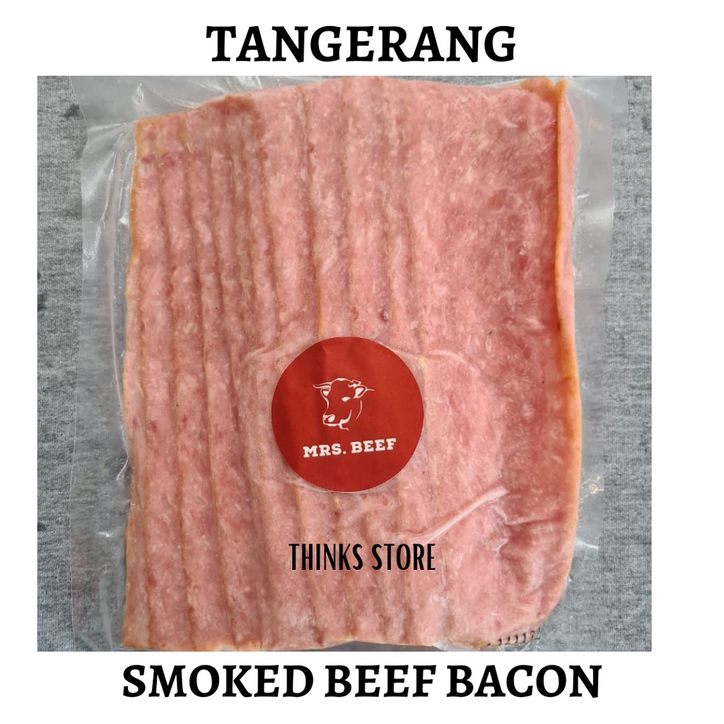 

Bacon Sapi - Smoked Beef Bacon - 500gr