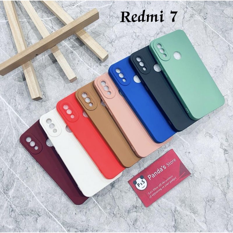 Softcase Pro Camera Redmi 7 Candy Case Full Color 3D Silikon TPU