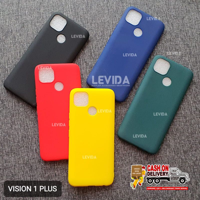 Vision 1 Plus Case Silikon Color Case Macaron Casing Vision 1 Plus GIANT 168