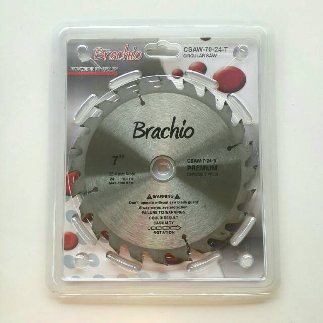 Circular Saw Blade 7" Inch Mata Gergaji Kayu 24T