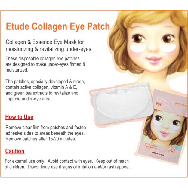Jual ETUDE HOUSE COLLAGEN EYE PATCH Shopee Indonesia