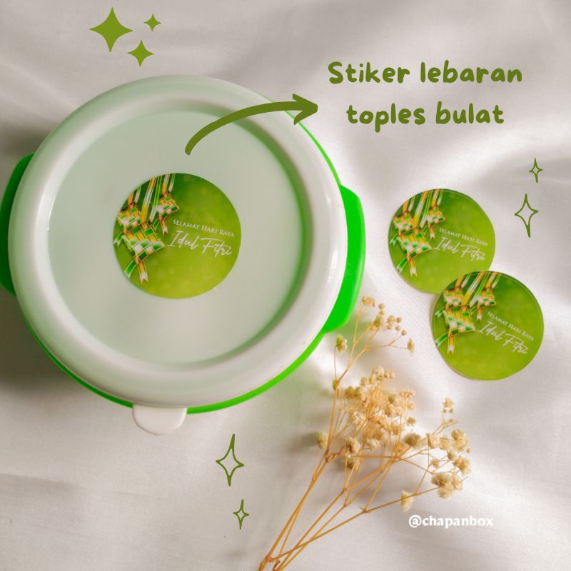 

Stiker Toples Label Kue Lebaran Idul Fitri Satuan