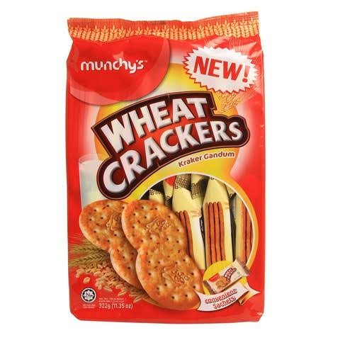 

Munchy's Krakers Gandum 322 g