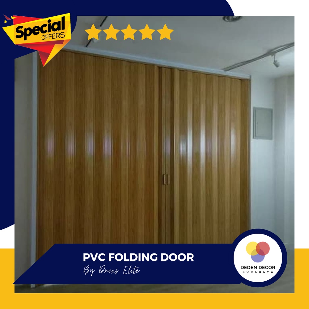 PVC Folding Door - Penyekat Ruangan Minimalis Dnexs Elite